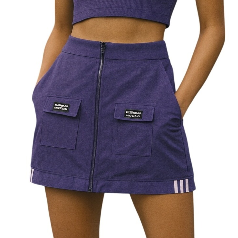adidas Purple Mini Skirt